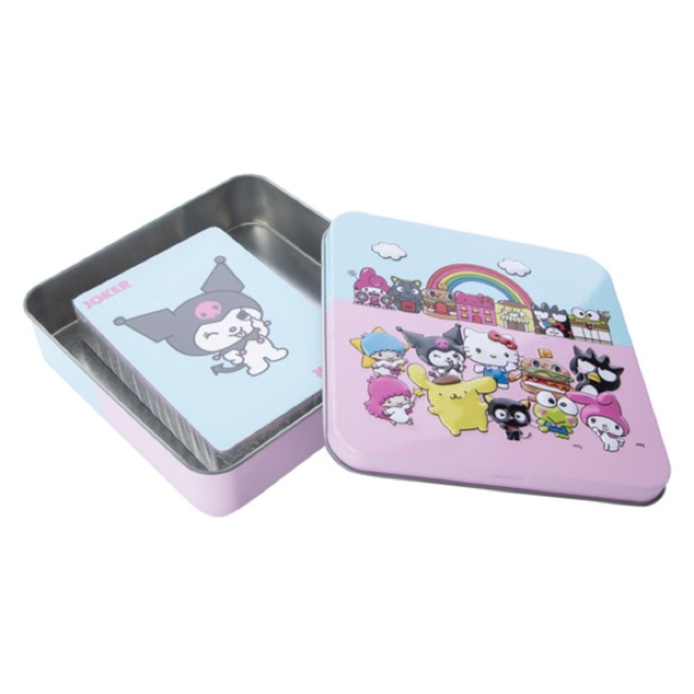 🎄🎀Hello Kitty and Friends Sanrio Playing Cards & Tin Box Case